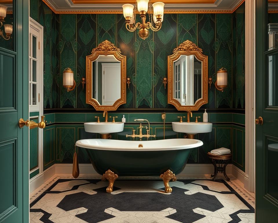 Art Deco bathroom