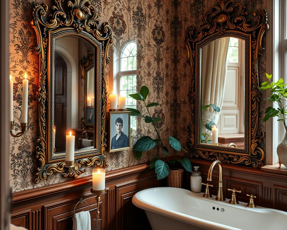 antique bathroom mirrors