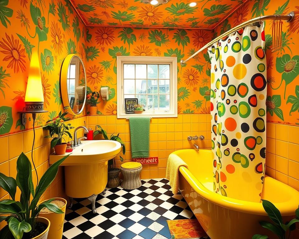 funky bathroom vibes