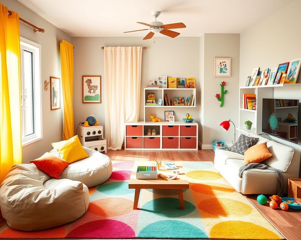 kid friendly living room design