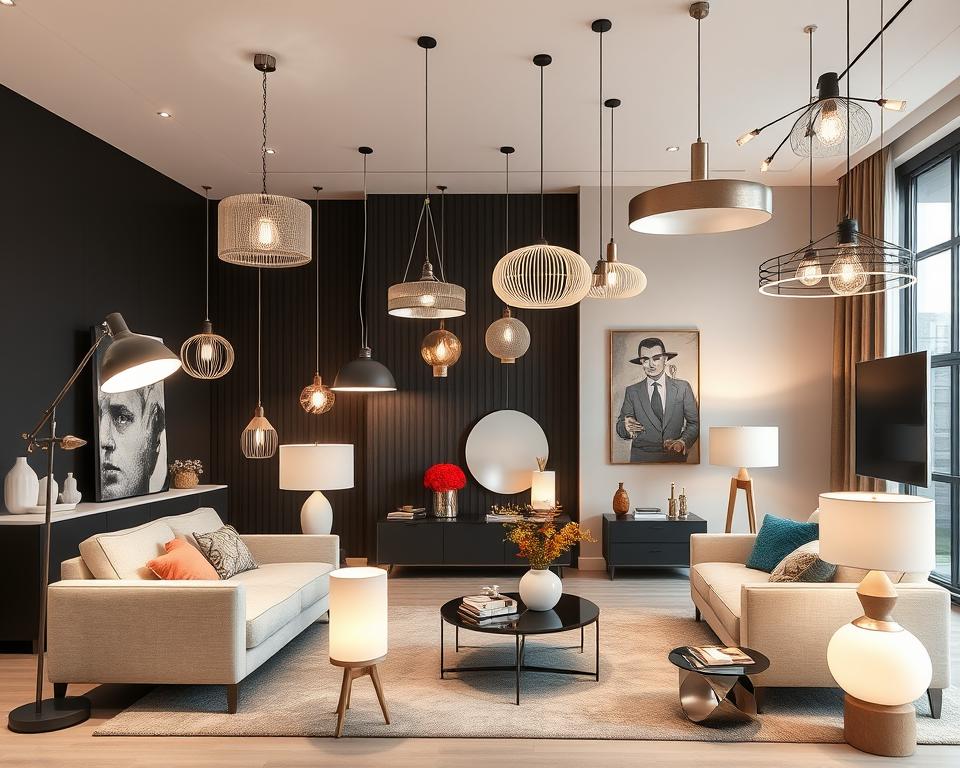 modern living room lighting