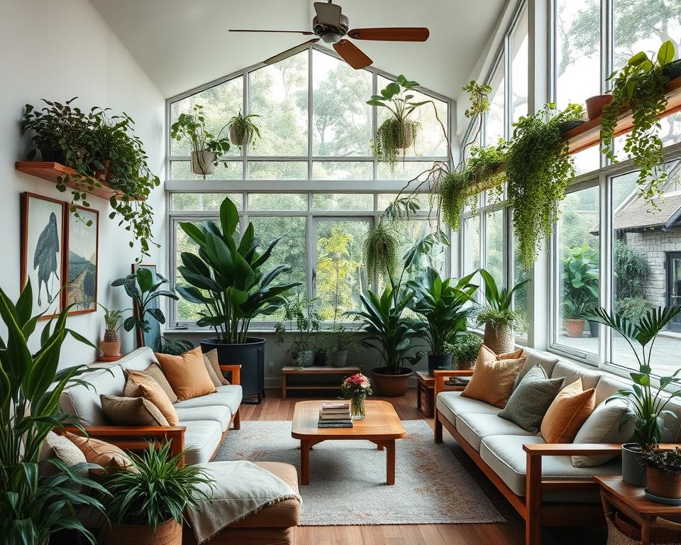 nature-inspired living room