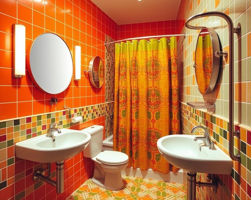 retro bathroom styles