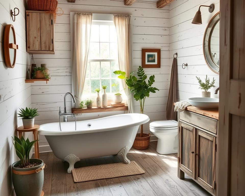 rustic bathroom decor