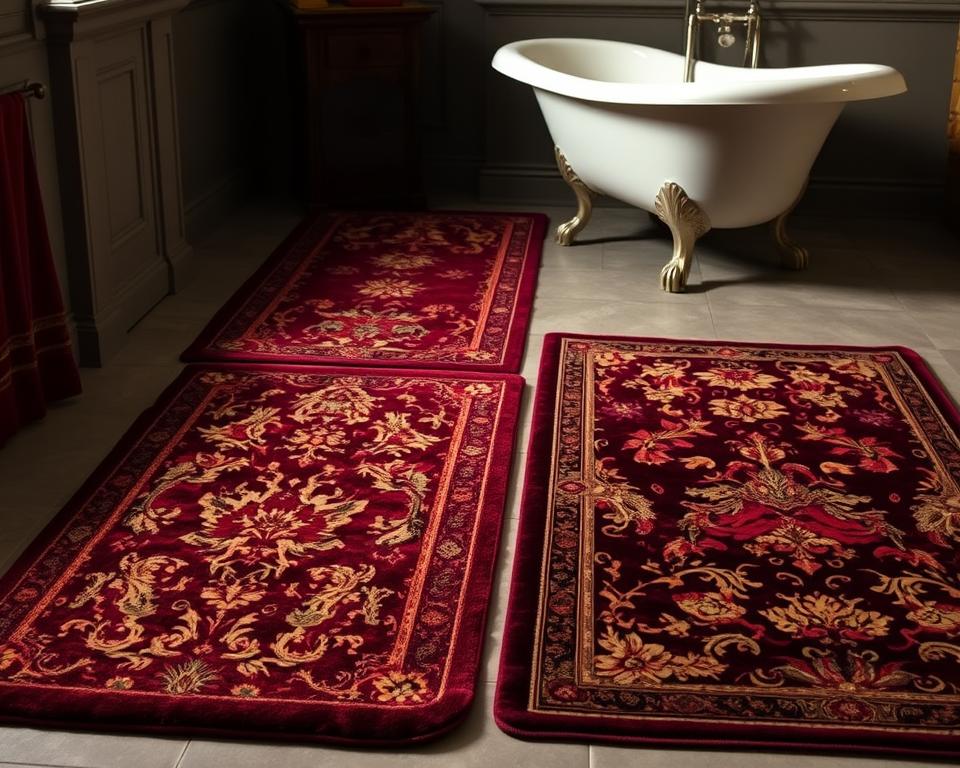 victorian bathroom rugs