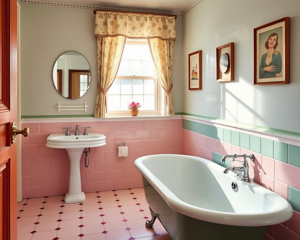 vintage bathroom 1950s