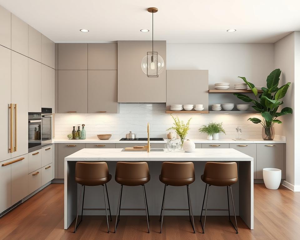 contemporary kitchen accents