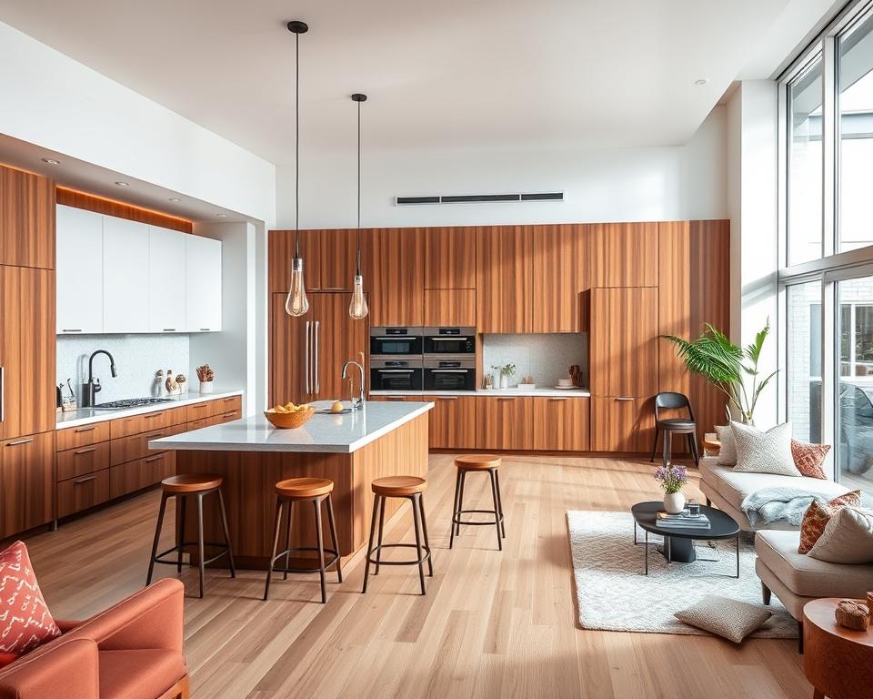 living room kitchens