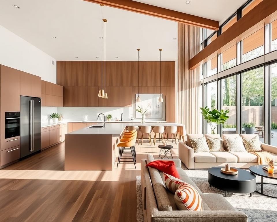 Living Room Kitchens: Stylish Open-Concept Designs