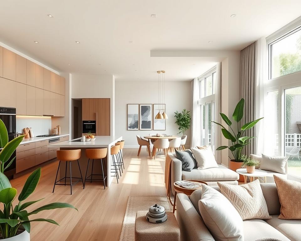 open-concept design